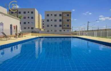 Imagem: O apartamento possui 2 Dormitórios, 1 Banheiro, 1 Vaga na garagem