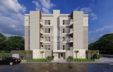 Imagem: O apartamento possui 1 Dormitório, 2 Banheiros, 1 Vaga na garagem