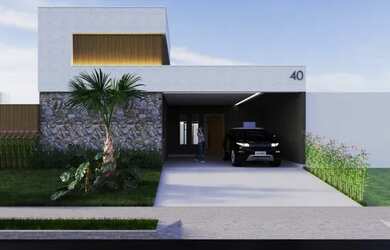 Imagem: A casa em condomínio possui 3 Dormitórios, 3 Banheiros, 2