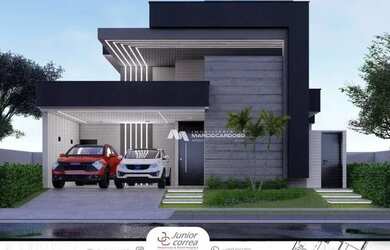 Imagem: A casa em condomínio possui 3 Dormitórios, 5 Banheiros, 2