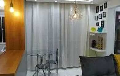 Imagem: O apartamento possui 2 Dormitórios, 1 Banheiro, 1 Vaga na garagem