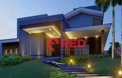 Imagem: A casa em condomínio possui 5 Dormitórios, 5 Banheiros, 600m²