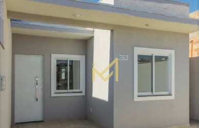 Imagem: A casa possui 3 Dormitórios, 1 Banheiro, 2 Vagas na garagem