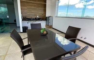 Imagem: O apartamento na cobertura possui 4 Dormitórios, 3 Banheiros