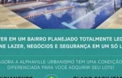 Imagem: O terreno e está localizado em Alphaville Brasília, Brasília