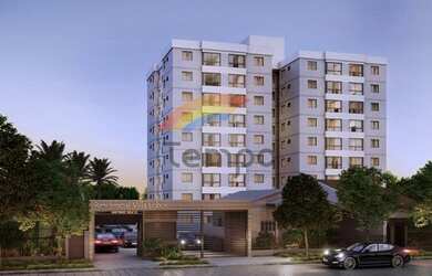 Imagem: O apartamento possui 2 Dormitórios, 1 Banheiro, 1 Vaga na garagem