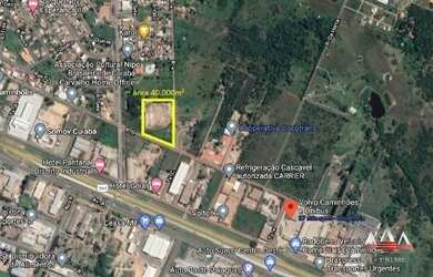 Imagem: O terreno possui 40000m² de Área e está localizado em Distrito