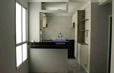 Imagem: O apartamento possui 2 Dormitórios, 1 Banheiro, 1 Vaga na garagem