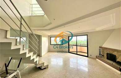 Imagem: O apartamento na cobertura possui 4 Dormitórios, 1 Banheiro