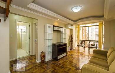 Imagem: O apartamento na cobertura possui 2 Dormitórios, 2 Banheiros