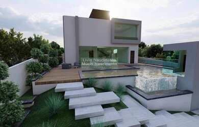 Imagem: A casa em condomínio possui 4 Dormitórios, 5 Banheiros, 5