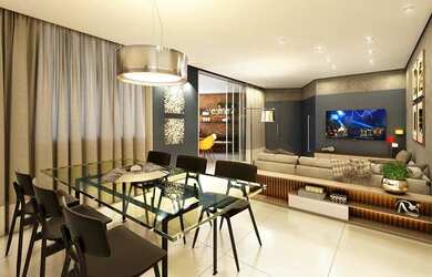 Imagem: O apartamento possui 3 Dormitórios, 2 Banheiros, 3 Vagas na