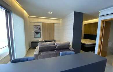 Imagem 2: Apartamento mobiliado para locação, andar alto, vista livre, vista ma....