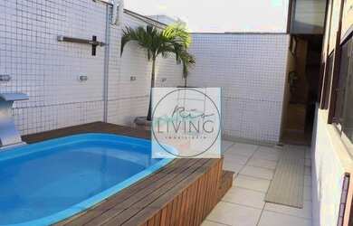 Imagem: O apartamento na cobertura possui 4 Dormitórios, 5 Banheiros