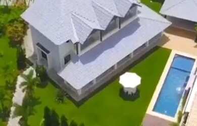 Imagem: A casa em condomínio possui 4 Dormitórios, 5 Banheiros, 4