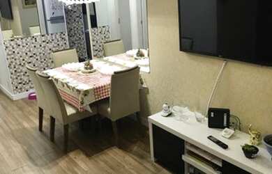 Imagem: O apartamento possui 3 Dormitórios, 1 Banheiro, 1 Vaga na garagem