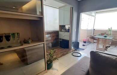 Imagem: O apartamento na cobertura possui 2 Dormitórios, 2 Banheiros