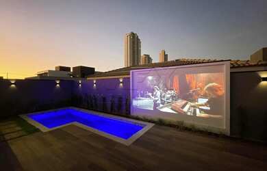 Imagem: A casa em condomínio possui 3 Dormitórios, 5 Banheiros, 2