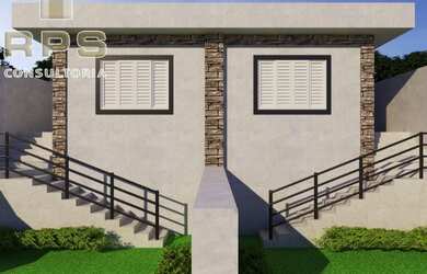 Imagem: A casa possui 2 Dormitórios, 2 Banheiros, 2 Vagas na garagem