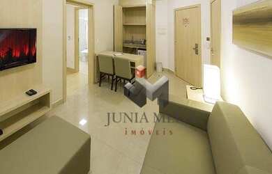 Imagem: O studio possui 1 Dormitório, 1 Banheiro, 2 Vagas na garagem