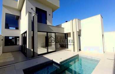 Imagem: A casa em condomínio possui 3 Dormitórios, 4 Banheiros, 4