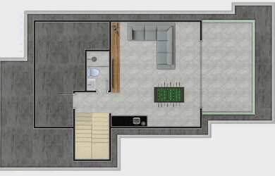 Imagem 12: Casa Contemporânea 4 suítes piscina em condomínio clube