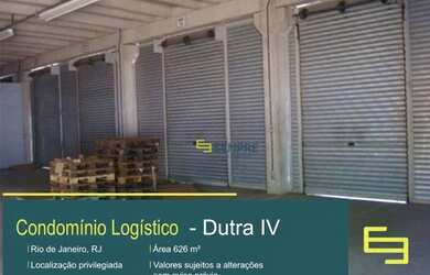 Imagem: O depósito possui 627m² de Área e está localizado em Irajá