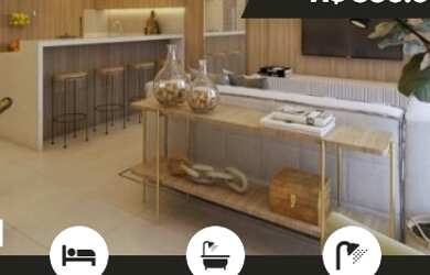 Imagem: O apartamento possui 3 Dormitórios, 1 Banheiro, 2 Vagas na