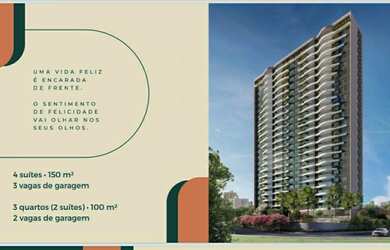 Imagem: O apartamento possui 3 Dormitórios, 3 Banheiros, 2 Vagas na