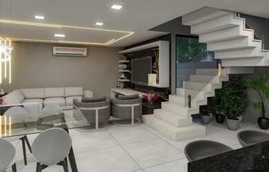 Imagem 11: Casa Contemporânea 4 suítes piscina em condomínio clube