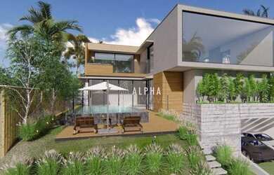 Imagem: A casa em condomínio possui 5 Dormitórios, 5 Banheiros, 5