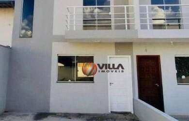 Imagem: A casa possui 3 Dormitórios, 2 Banheiros, 2 Vagas na garagem