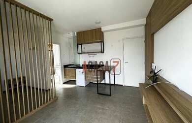 Imagem: O apartamento possui 1 Dormitório, 1 Banheiro, 1 Vaga na garagem