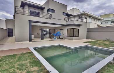 Imagem: A casa em condomínio possui 4 Dormitórios, 5 Banheiros, 4