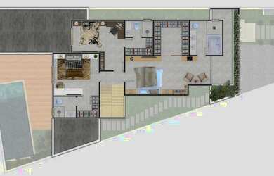 Imagem 10: Casa Contemporânea 4 suítes piscina em condomínio clube