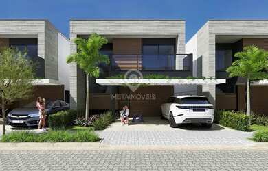 Imagem: A casa possui 4 Dormitórios, 4 Banheiros, 2 Vagas na garagem