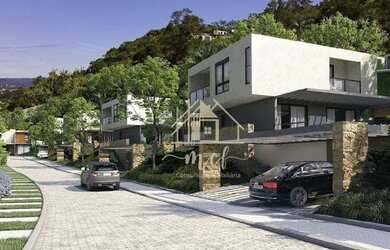 Imagem: A casa em condomínio possui 3 Dormitórios, 4 Banheiros, 2