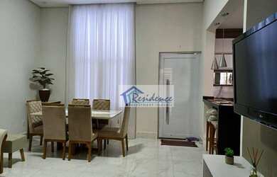 Imagem: A casa em condomínio possui 3 Dormitórios, 1 Banheiro, 2 Vagas