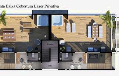 Imagem 3: Cobertura Duplex no Altiplano com 3 quartos e lazer privativo, Ótima localização