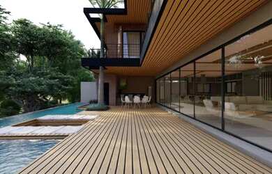 Imagem 10: Plateau Dor 1 Casa de Cinema fundo Mata e frente Praça 507 mt