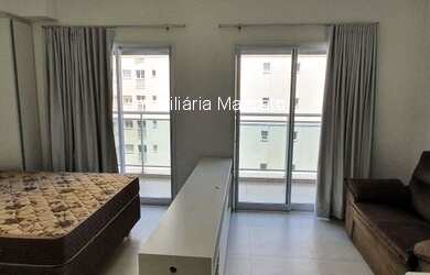 Imagem: O apartamento possui 1 Dormitório, 1 Banheiro, 1 Vaga na garagem