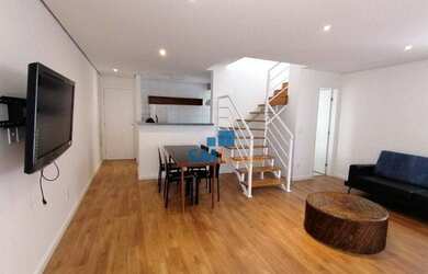 Imagem: O apartamento na cobertura possui 2 Dormitórios, 4 Banheiros