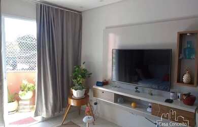 Imagem: O apartamento possui 3 Dormitórios, 2 Banheiros, 2 Vagas na