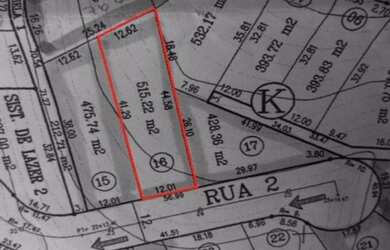Imagem: O terreno possui 512m² de Área e está localizado em Jardim