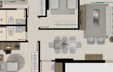 Imagem 9: Apartamento em Goiânia. 80m² de Área, 1 Vaga na garageme3 Dormitórios