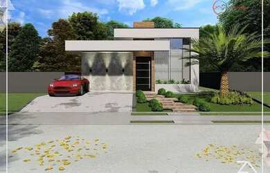 Imagem: A casa em condomínio possui 3 Dormitórios, 3 Banheiros, 2