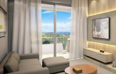 Imagem: O apartamento possui 4 Dormitórios, 2 Banheiros, 2 Vagas na