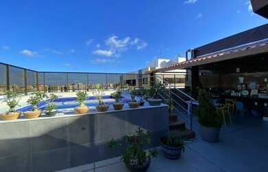 Imagem: O apartamento na cobertura possui 4 Dormitórios, 5 Banheiros