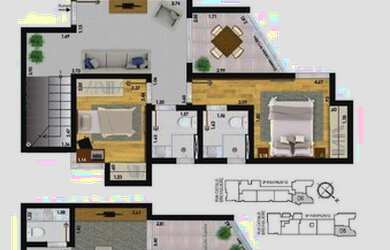 Imagem 15: Apartamento à venda, 50 m² por R$ 287.000,00 - Santa Catarina - Juiz...