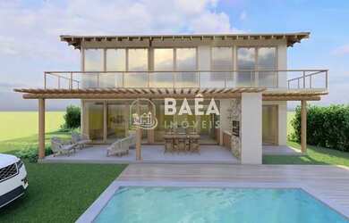 Imagem: A casa em condomínio possui 4 Dormitórios, 5 Banheiros, 2